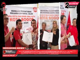 Dua Hari Jelang Penutupan, Sendi Fadiansyah, Suparti dan Farhat Abbas Daftar Bacawalkot PDI Perjuangan Kota Bogor 