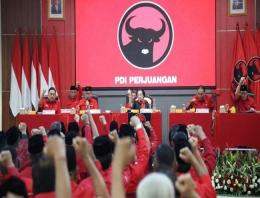Konsolidasi Internal, Ketum PDI Perjuangan Megawati Kumpulkan Pengurus DPD hingga DPC di Lenteng Agung 