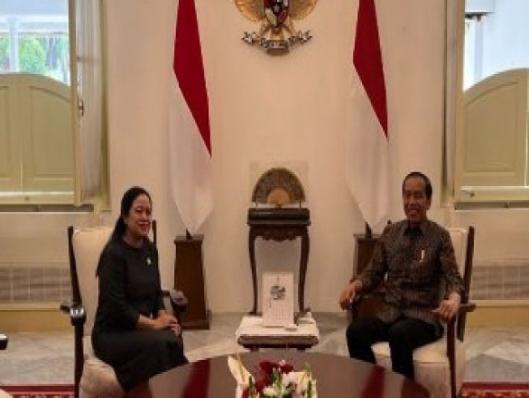 Bertemu Jokowi, Ketua DPR RI Puan Bahas Kerjasama Antar Kedua Lembaga 